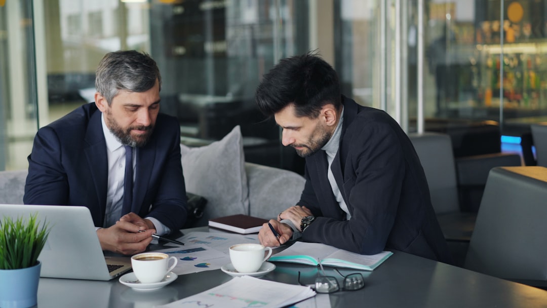 Professionals reviewing documents
